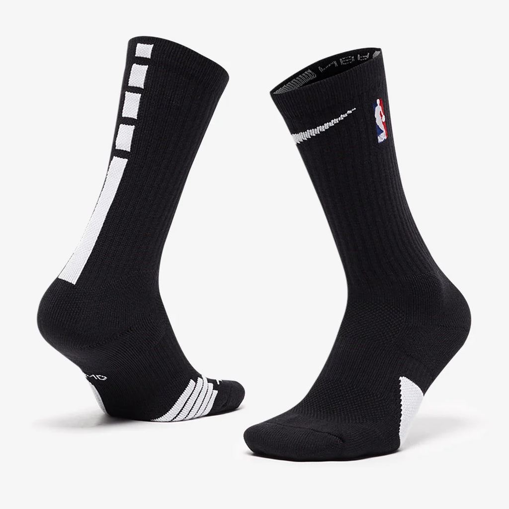 Elite Crew Socks - Black/White
