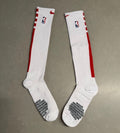 Knee High Socks – White/Red