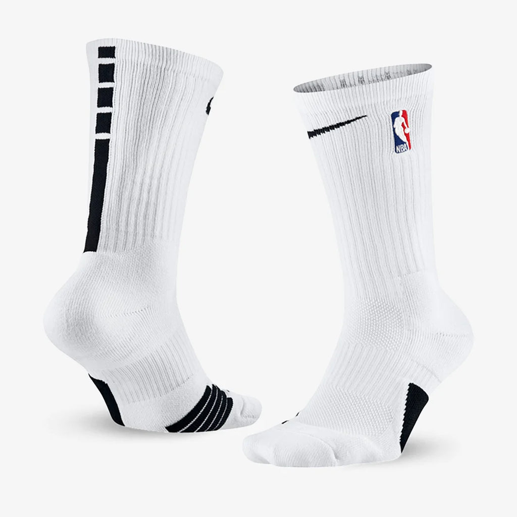Elite Crew Socks - White/Black