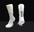 Elite Mid-Length Socks - White/Black